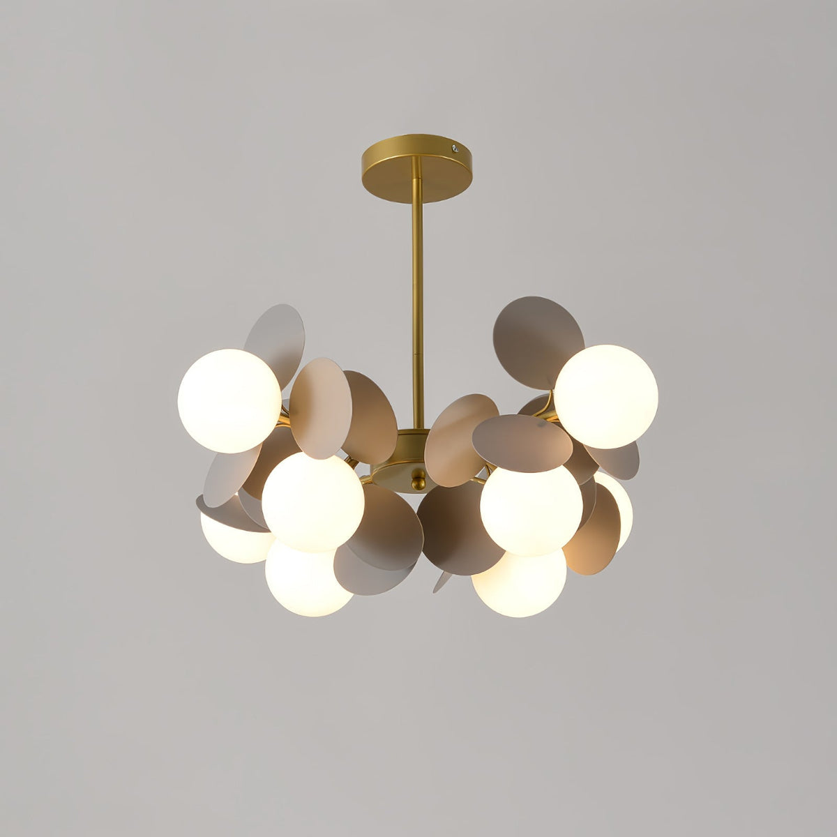 Tide Chandelier Off White Tree Eight Open Shades