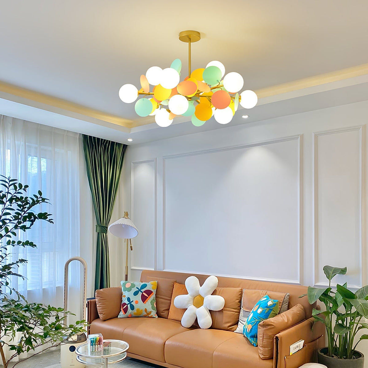 Tide Chandelier Off White Tree Eight Open Shades