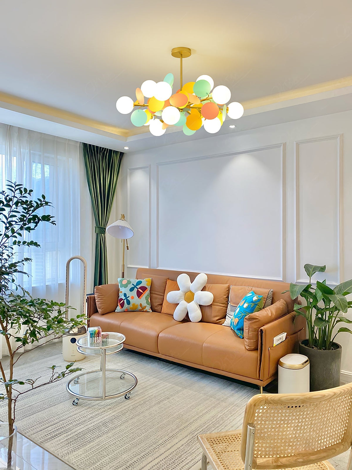 Tide Chandelier Off White Tree Eight Open Shades