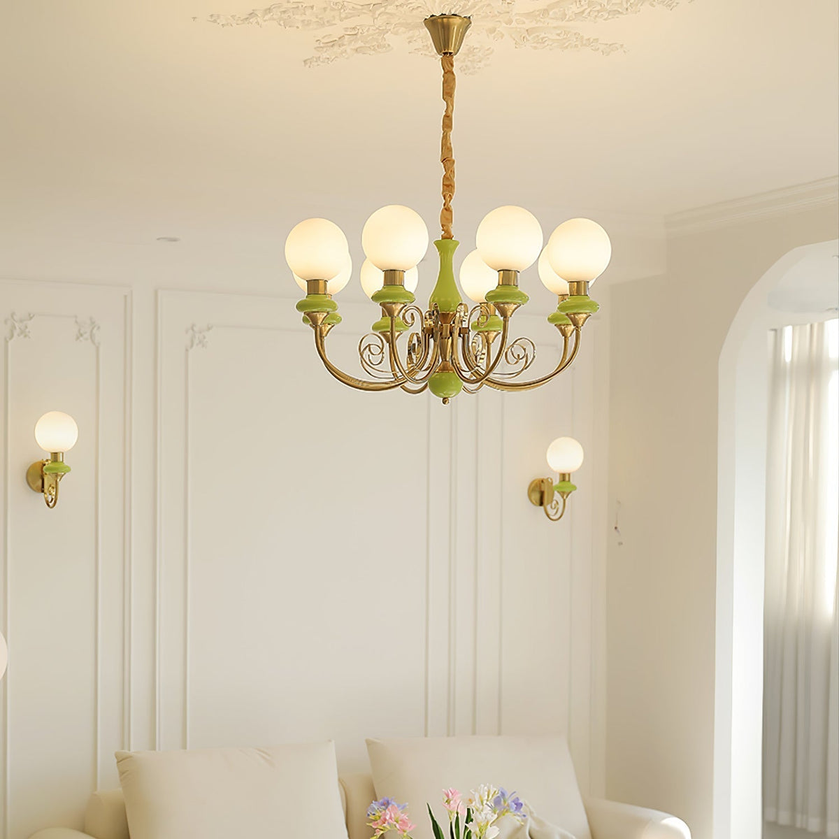 Falasel Chandelier Glass