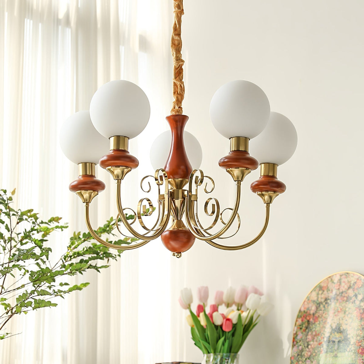 Falasel Chandelier Glass
