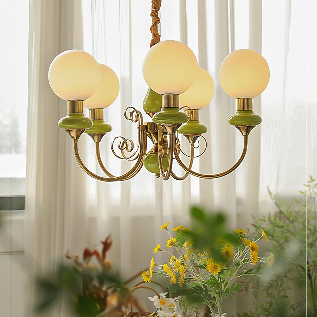 Falasel Chandelier Glass