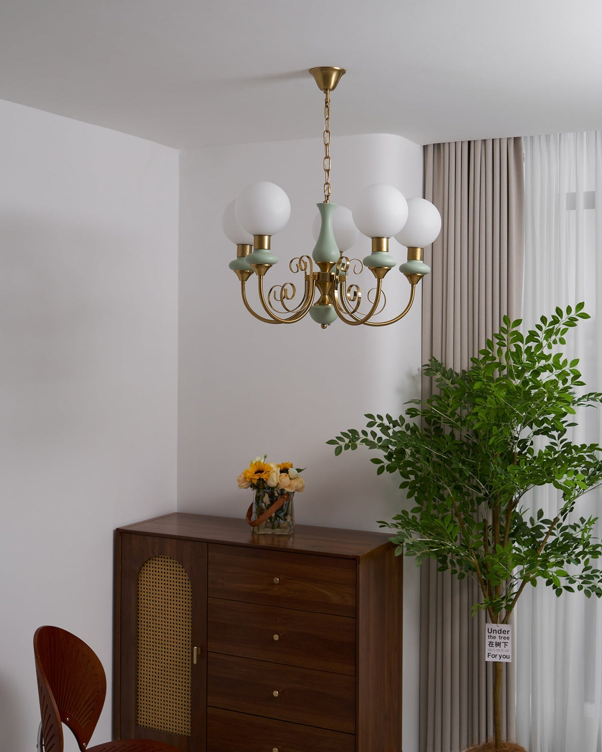 Evsolia Glass Chandelier