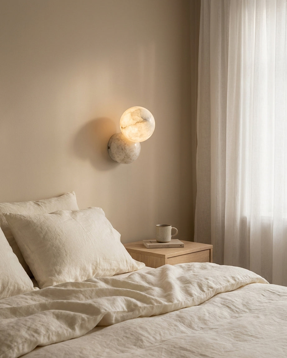 Aveniraya Alabaster Wall Sconce