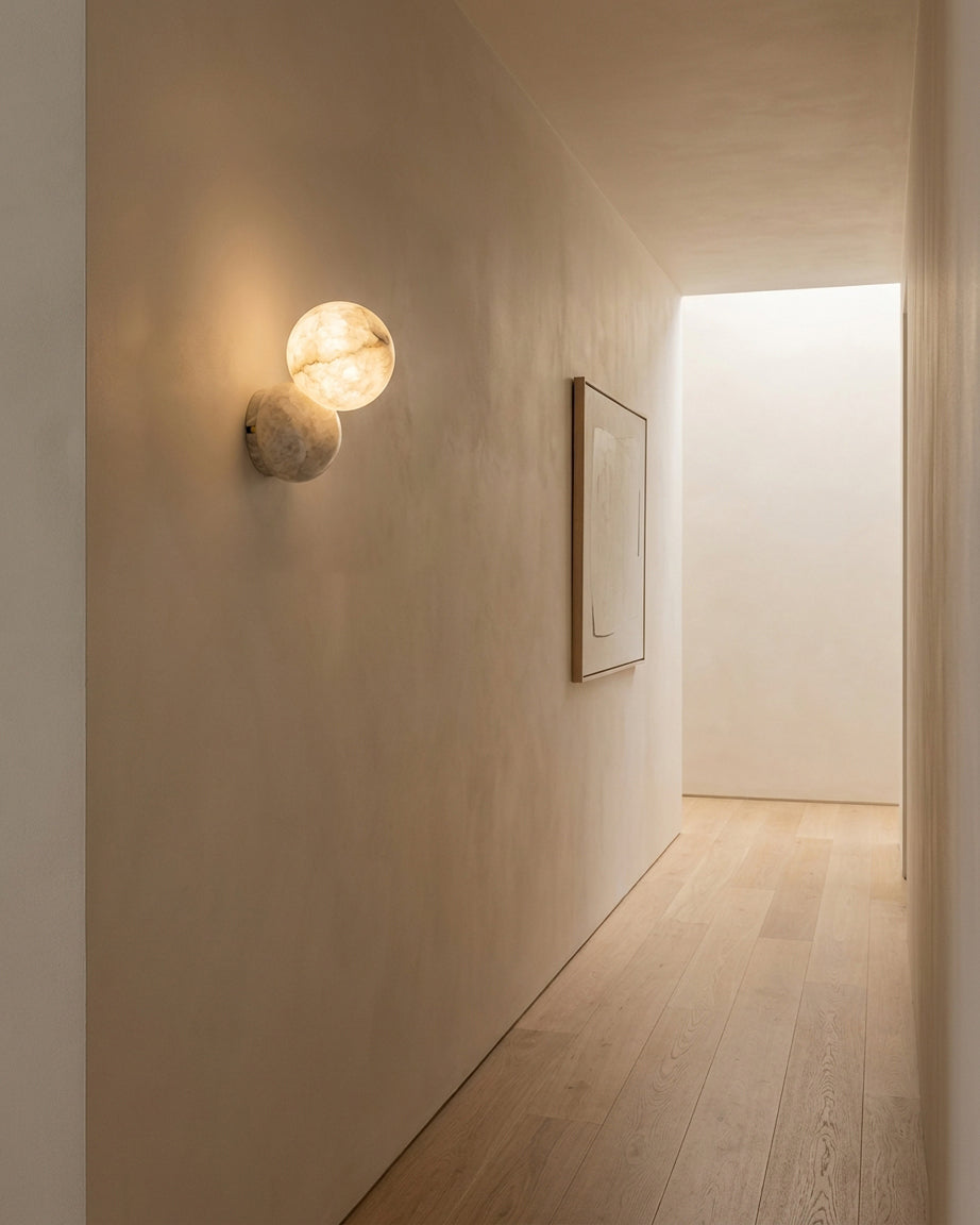 Aveniraya Alabaster Wall Sconce
