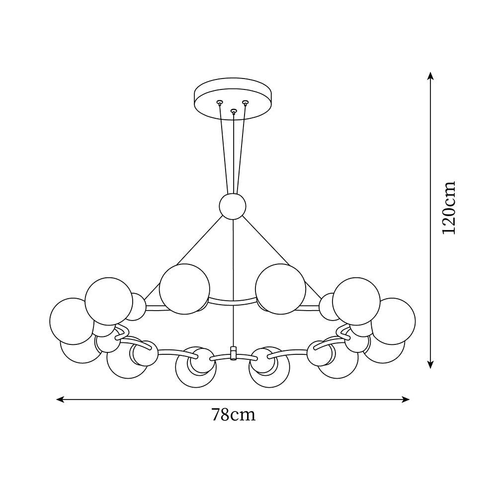 Vetro Modern Chandelier