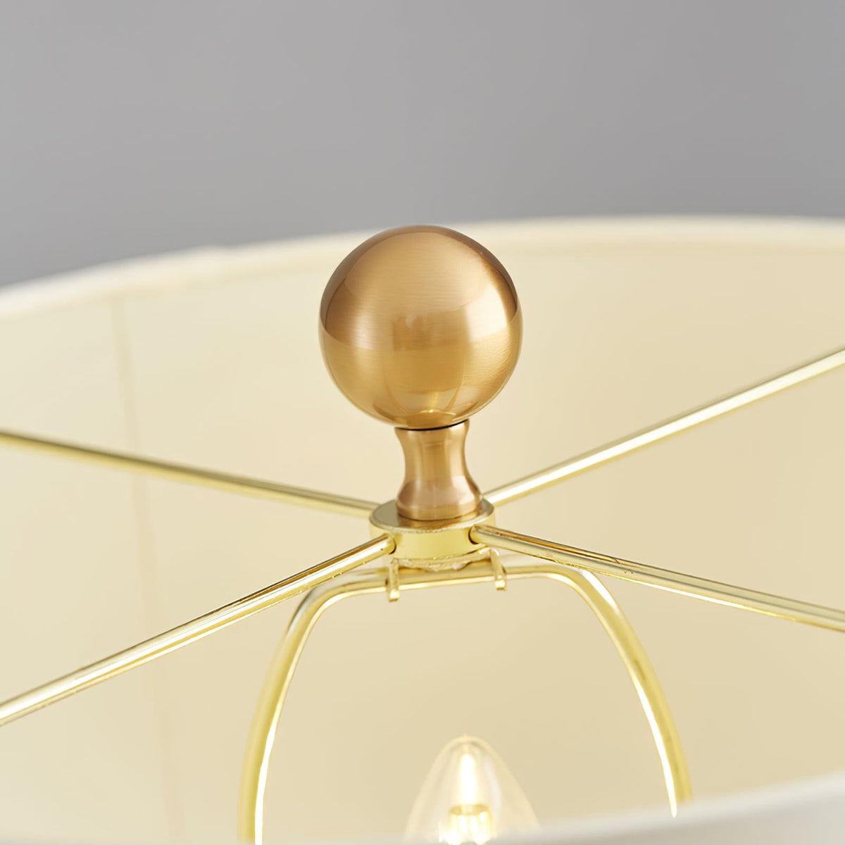 Olvenor Cylindrical Alabaster Table Lamp