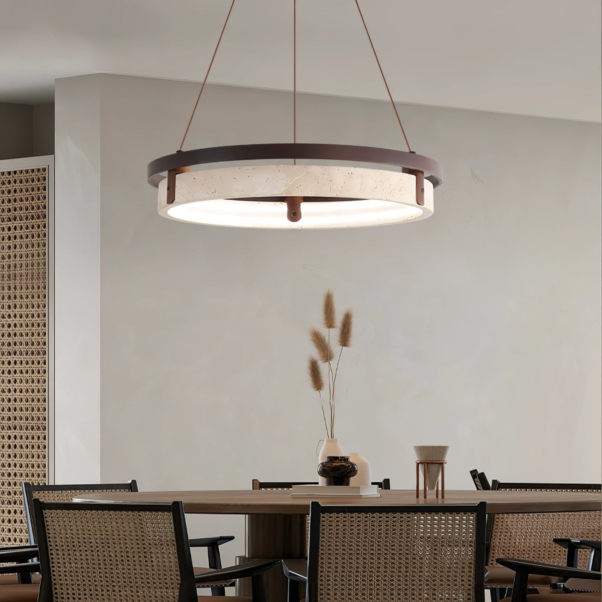 Aurix Travertine Pendant Light