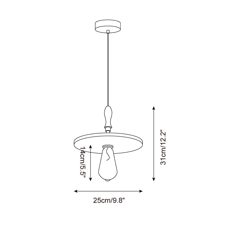 Norerelia Orbit Pendant Light Travertine