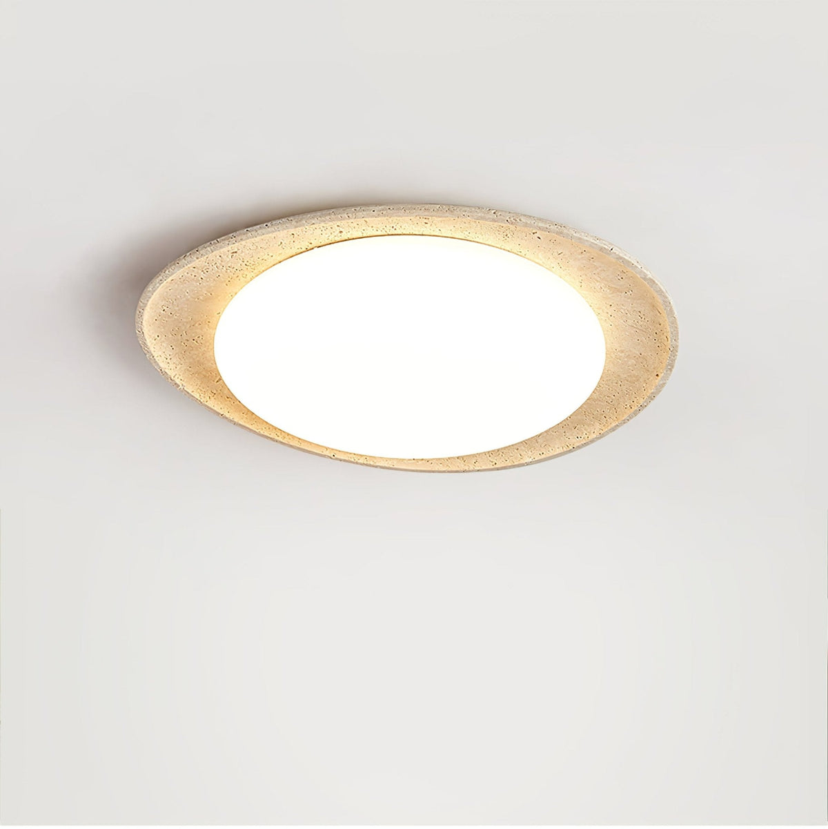 Cunorarae Organic Travertine Ceiling Light