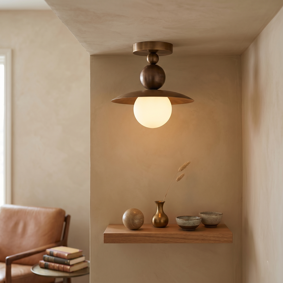 Rivuian Semi-Flush Mount Light