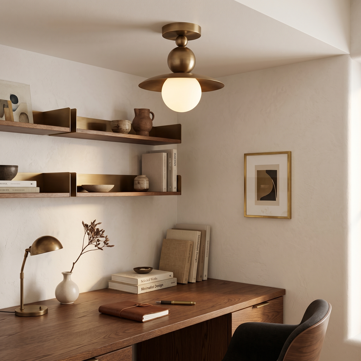 Rivuian Semi-Flush Mount Light