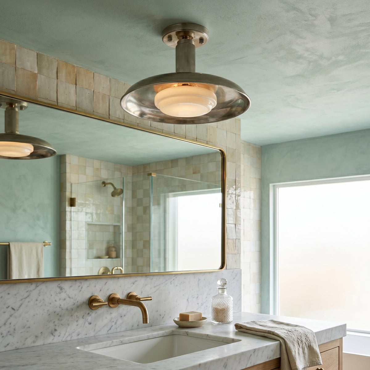 Ormure Style Flat-Panel Ceiling Light