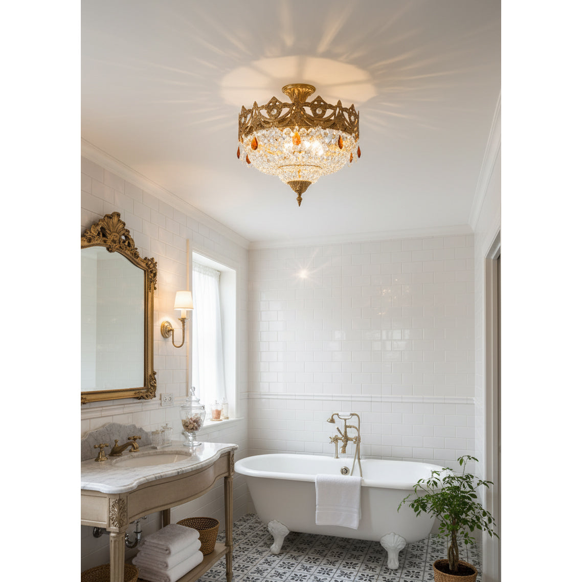 Palwa Craystal Ceiling Lamp