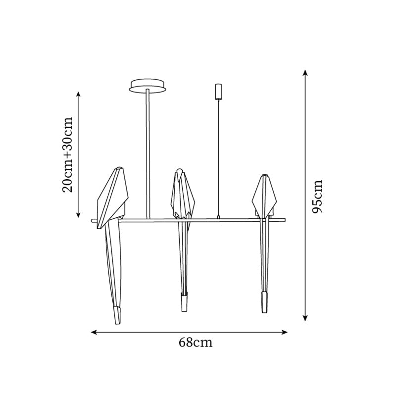 Fordca Linear Pendant Lamp