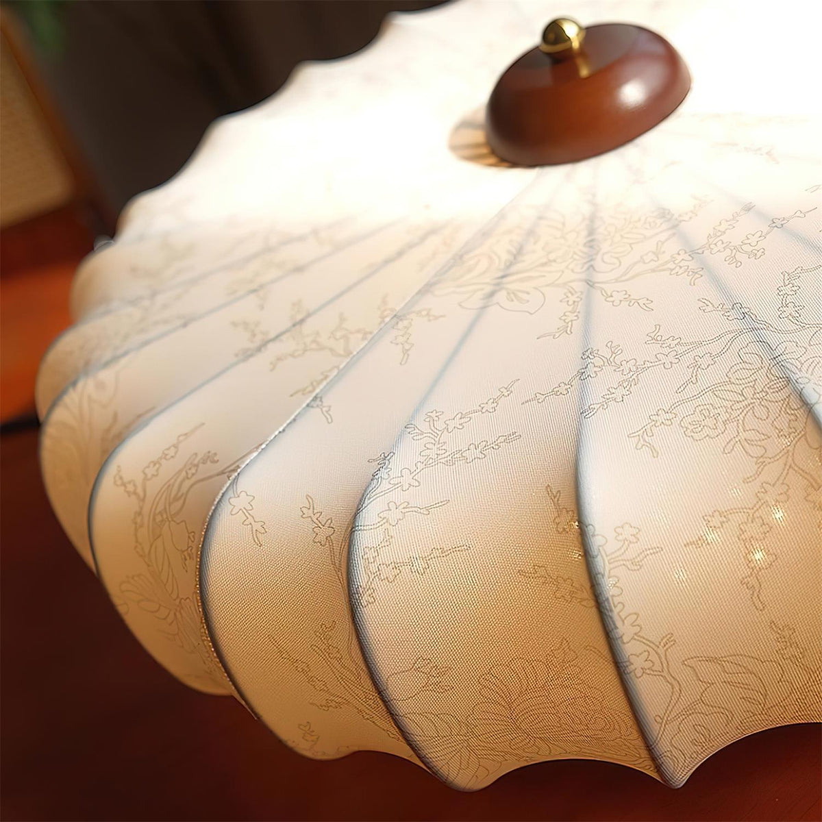 Rosemary Fabric Shade Pleated Ceiling Lamp