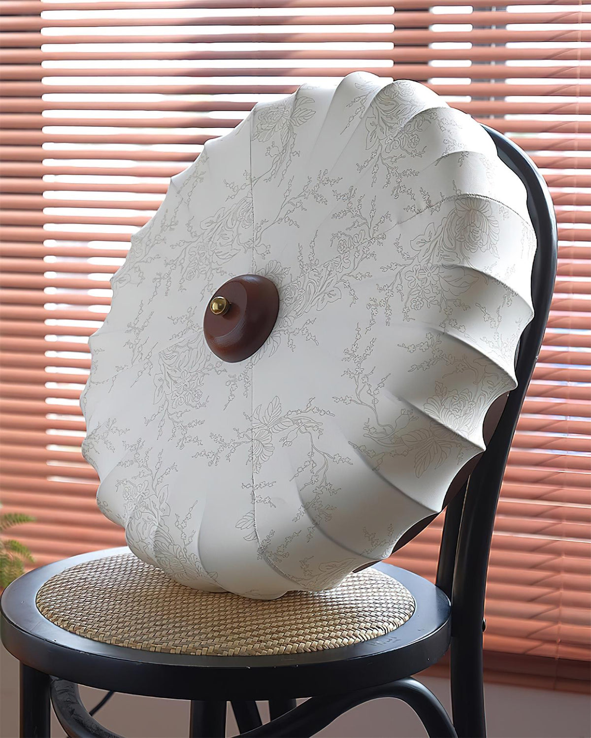 Rosemary Fabric Shade Pleated Ceiling Lamp