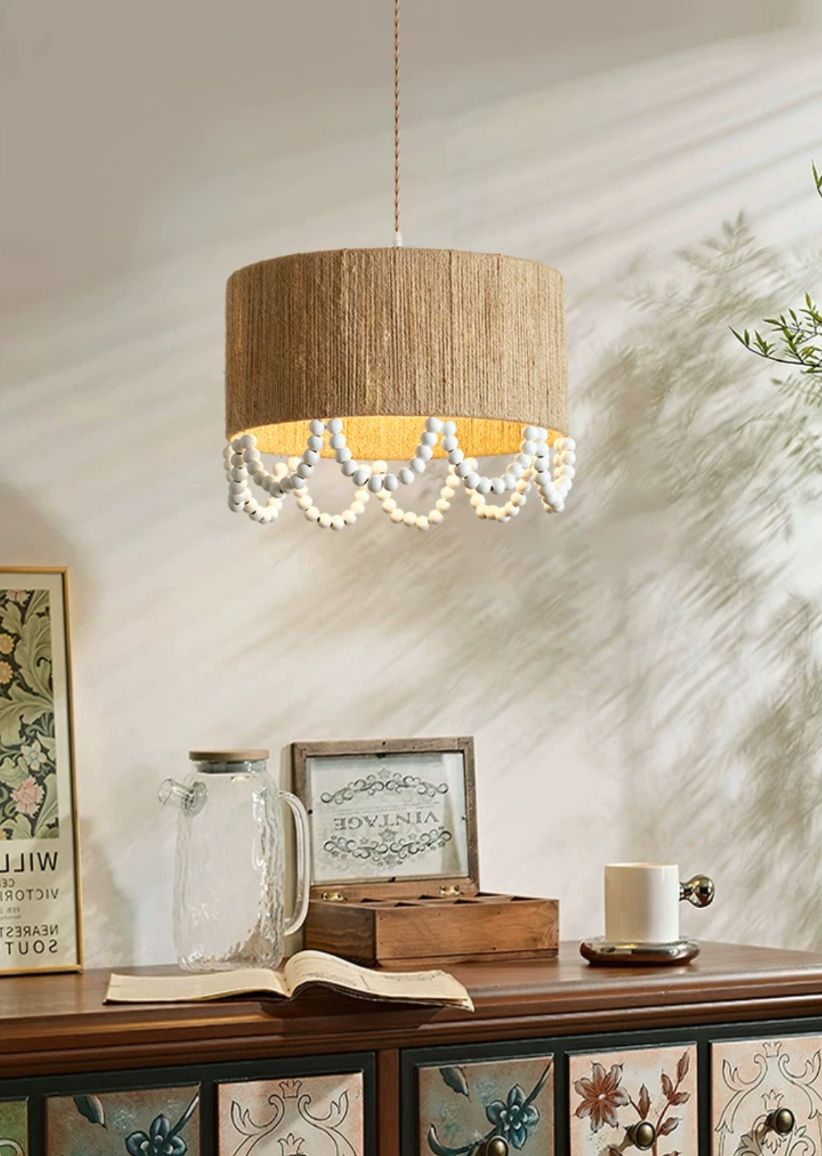 Osberhurst Hemp Rope Pendant Lamp