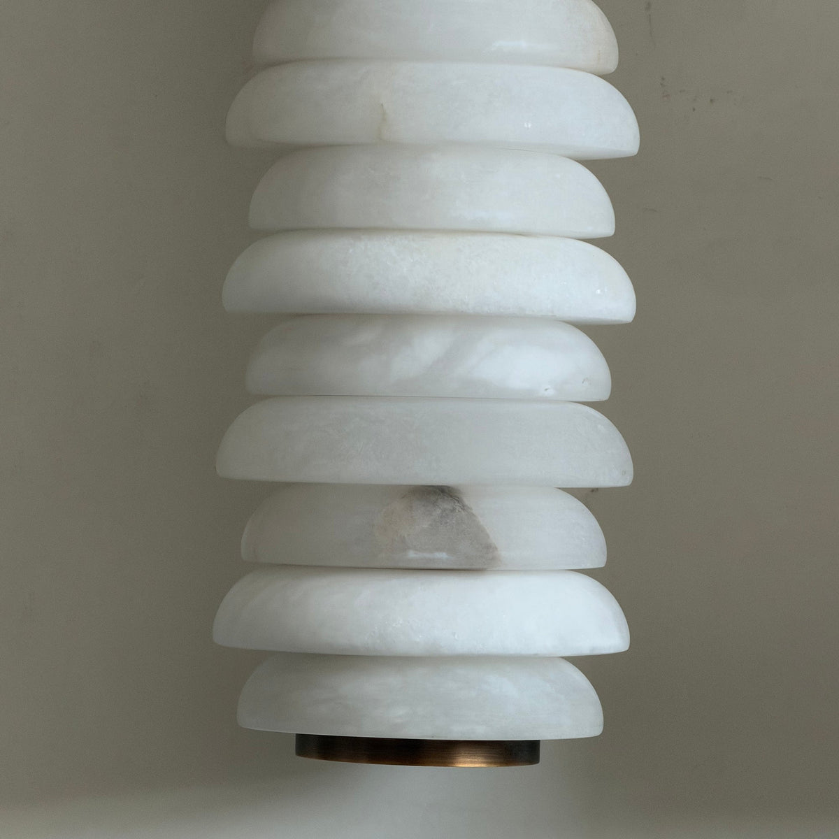 Double Modern Alabaster Wall Lamp