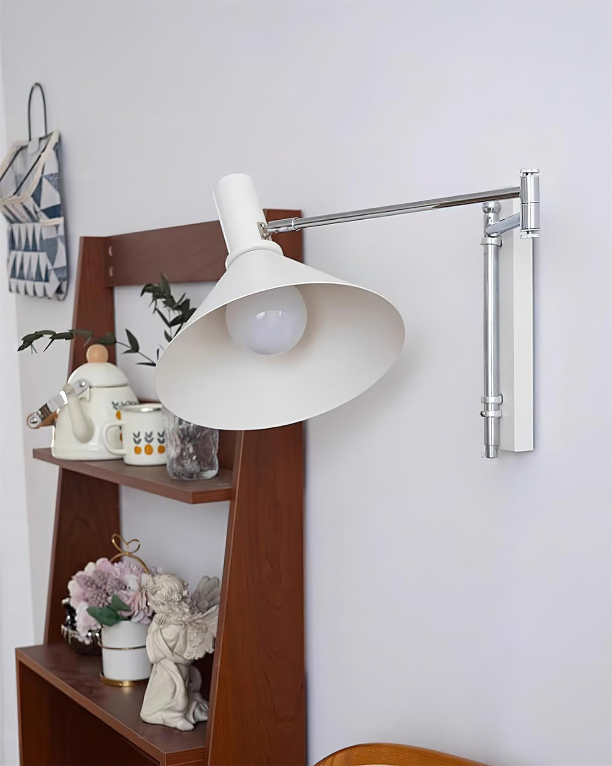 Peak Wall Lamp Adjustable Arm Red Reading