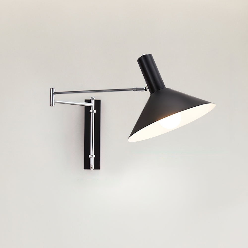 Peak Wall Lamp Adjustable Arm Red Reading