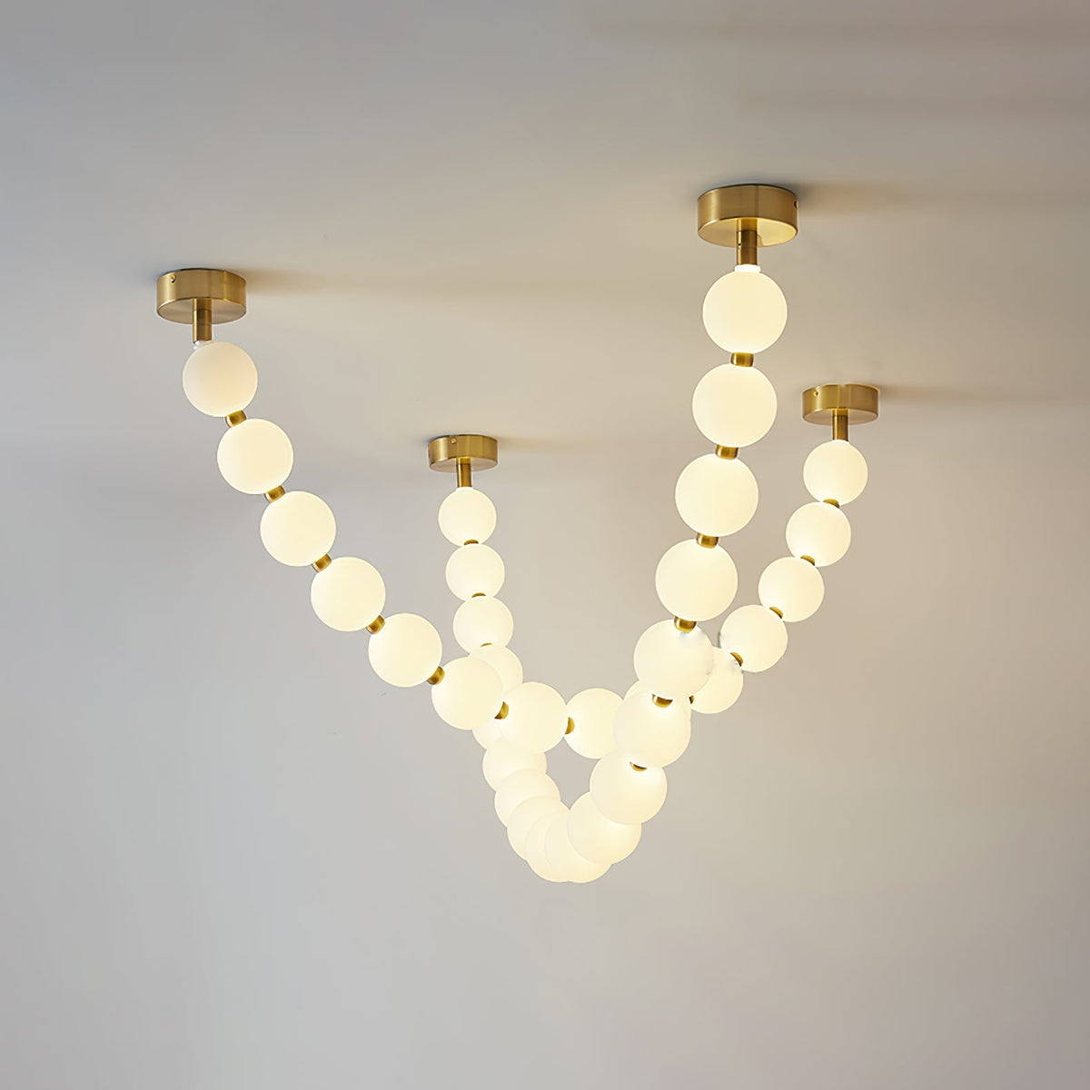 Kanell Brass Sputnik Chandelier