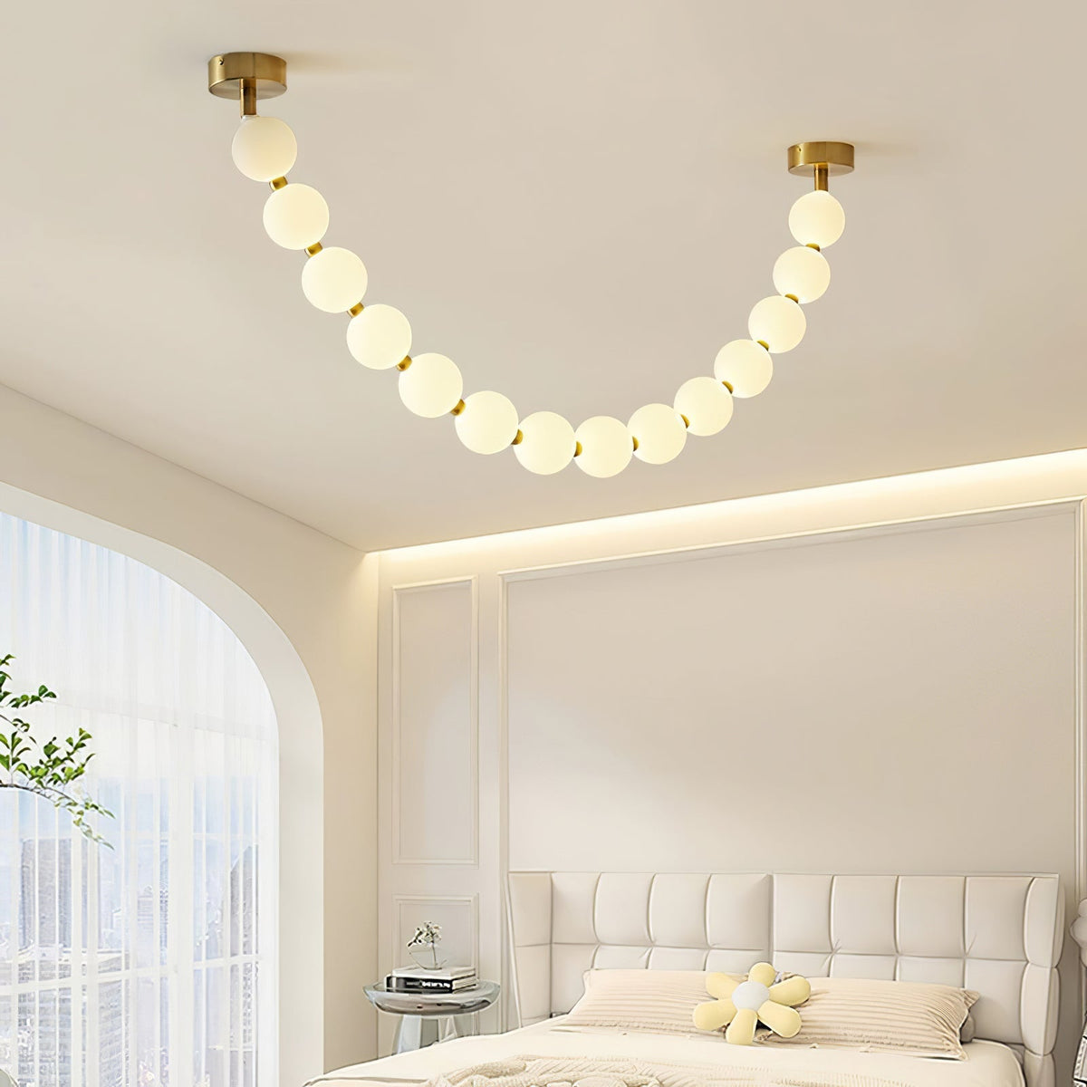 Kanell Brass Sputnik Chandelier