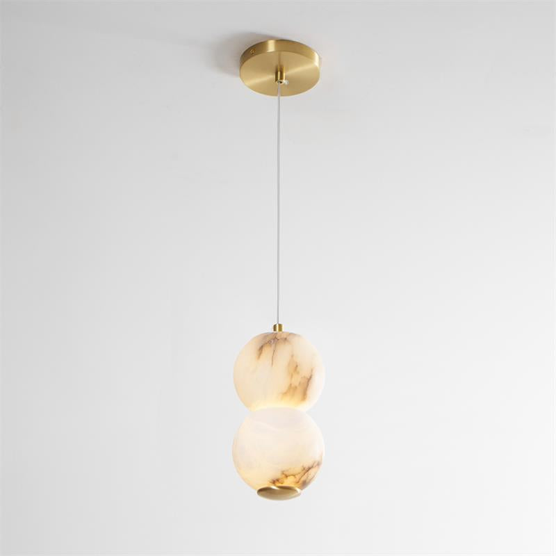 Lasides Alabaster Pendant Light Head 2 /3/4