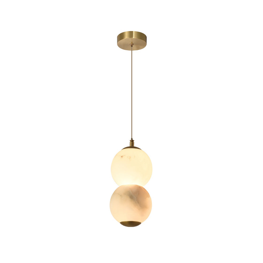 Lasides Alabaster Pendant Light Head 2 /3/4