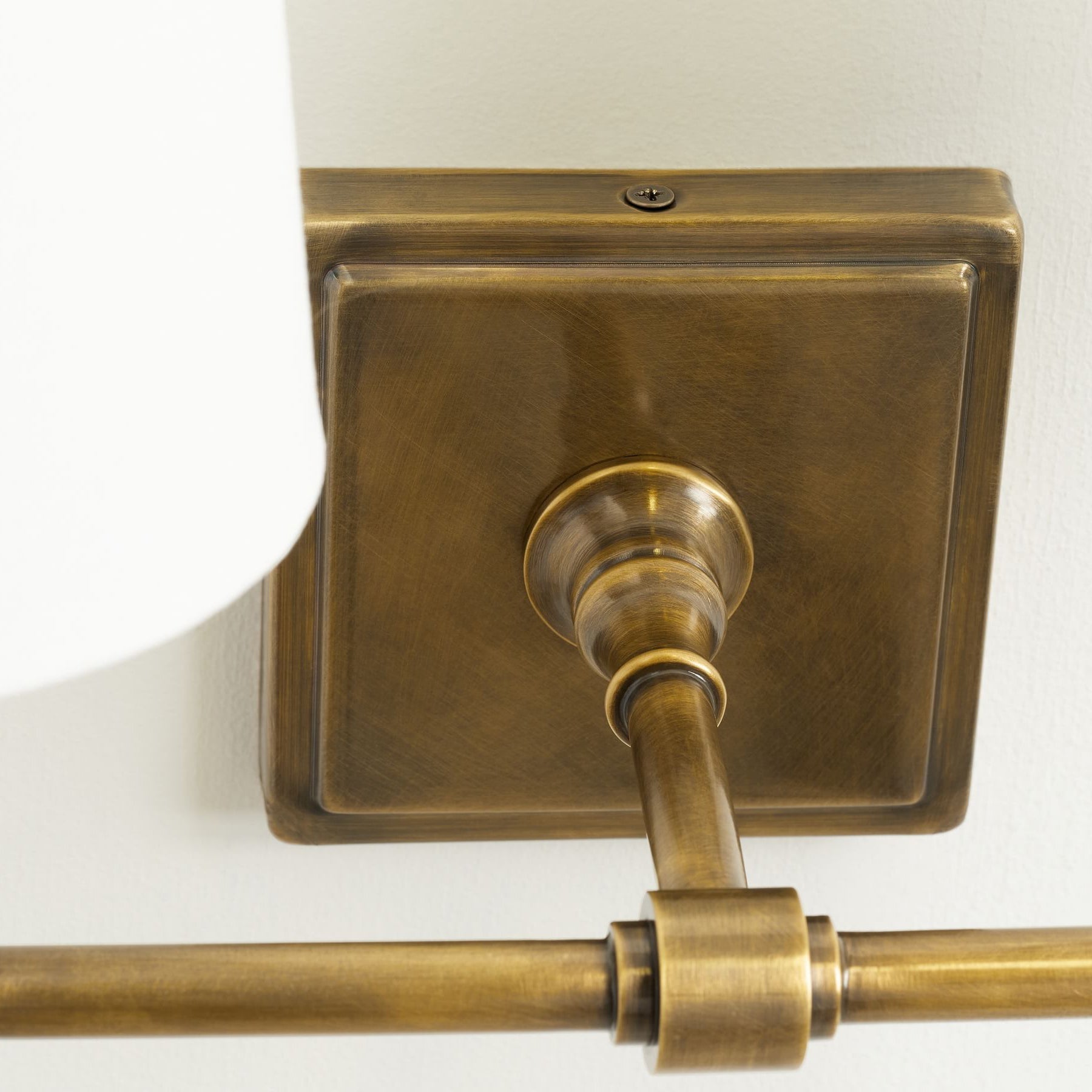 Vicarara Vintage Industrial Brass Fabric Wall Lamp