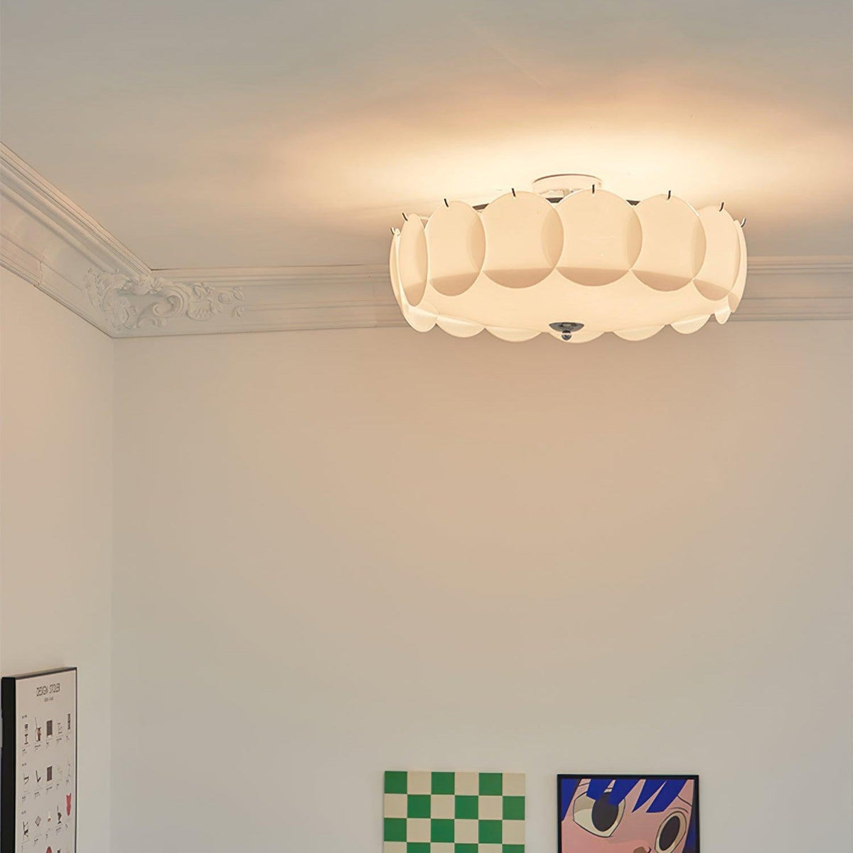 Vakegis Petal Shell Ceiling Light
