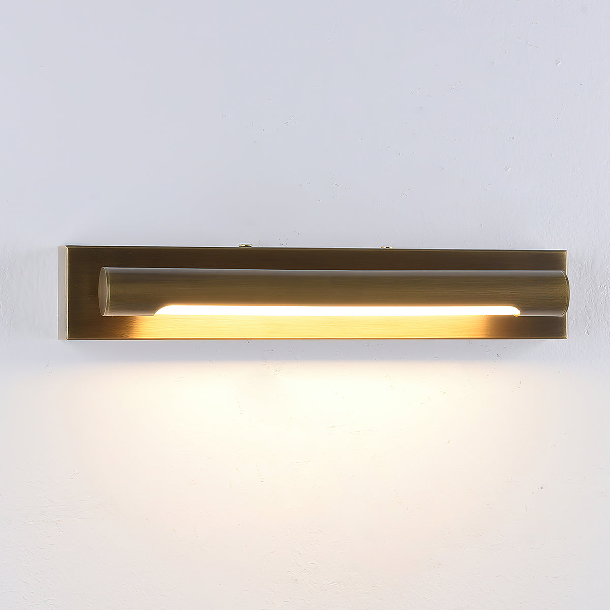 Reed Linear Brass Wall Sconce