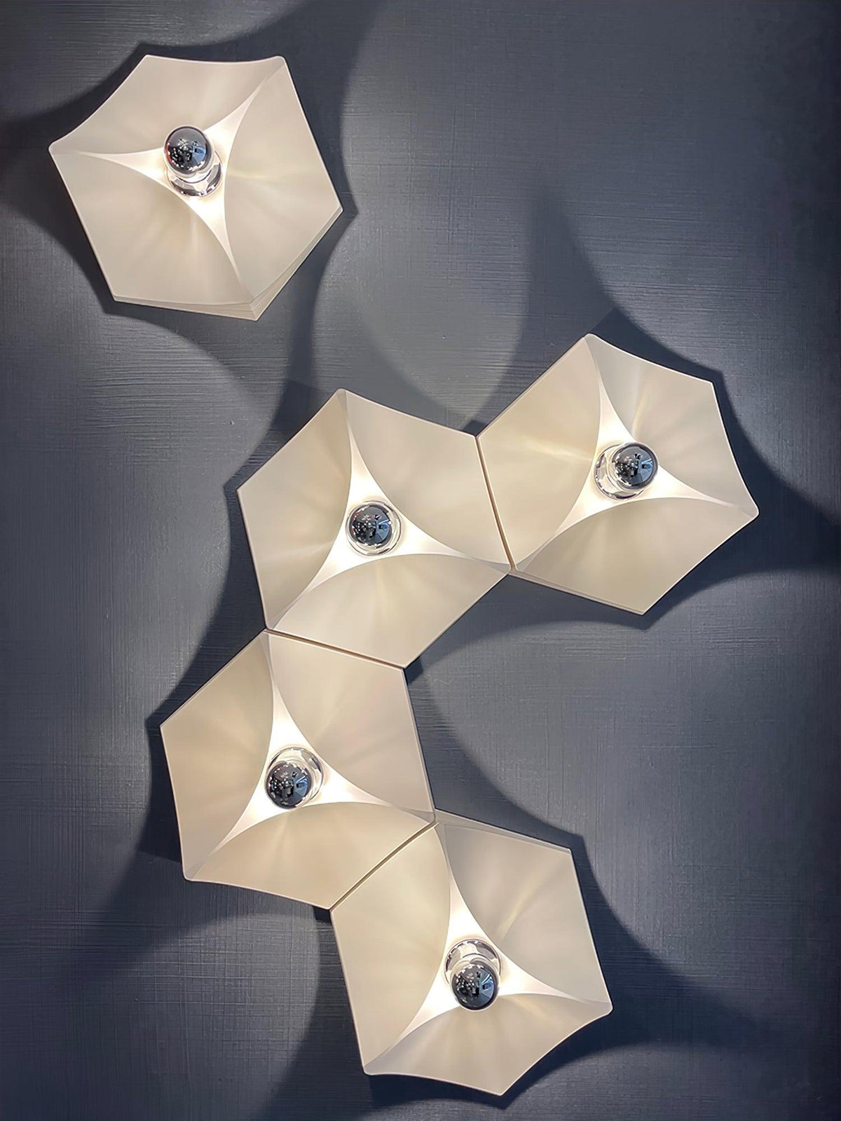 Linuira Wall Light Fabric Geometric