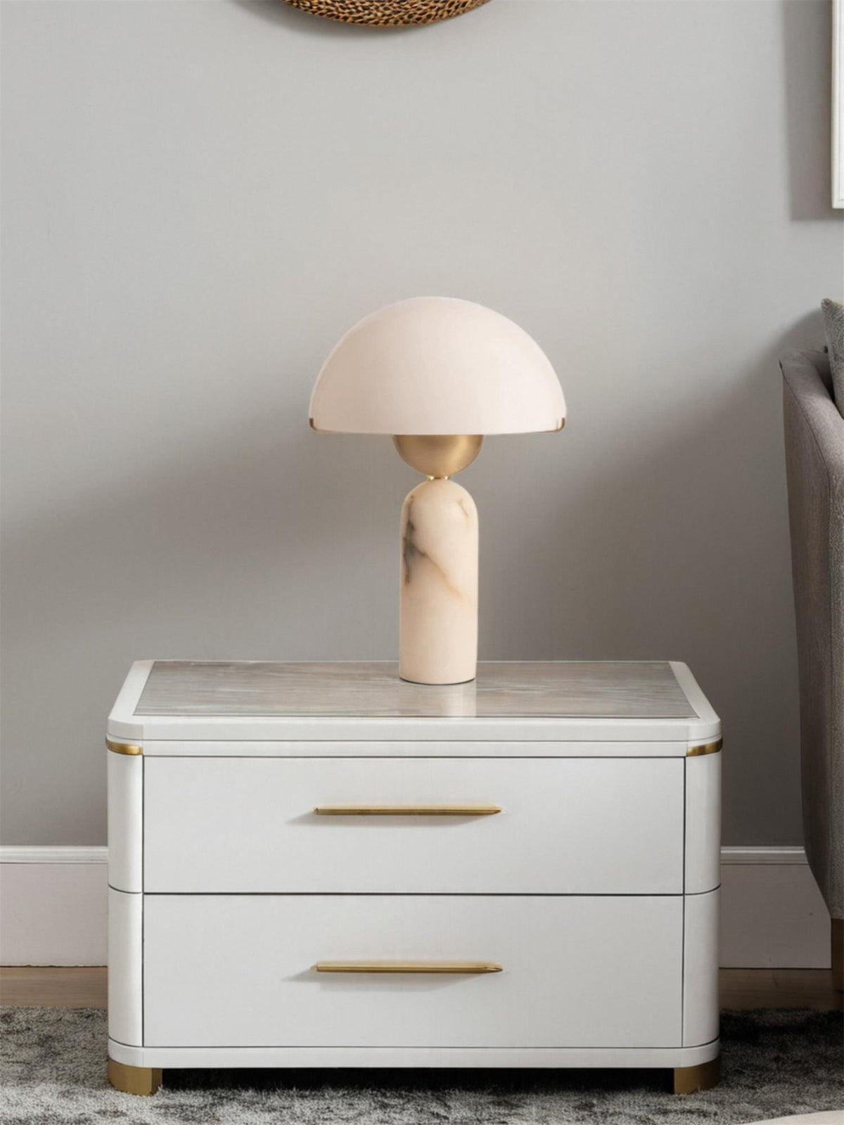 Tirixon Alabaster Table Lamp