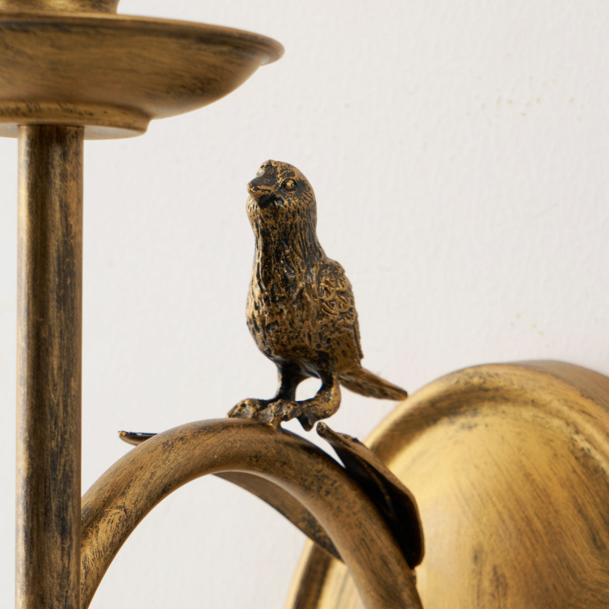 Pulamek Vintage Bird Indoor Wall Sconce
