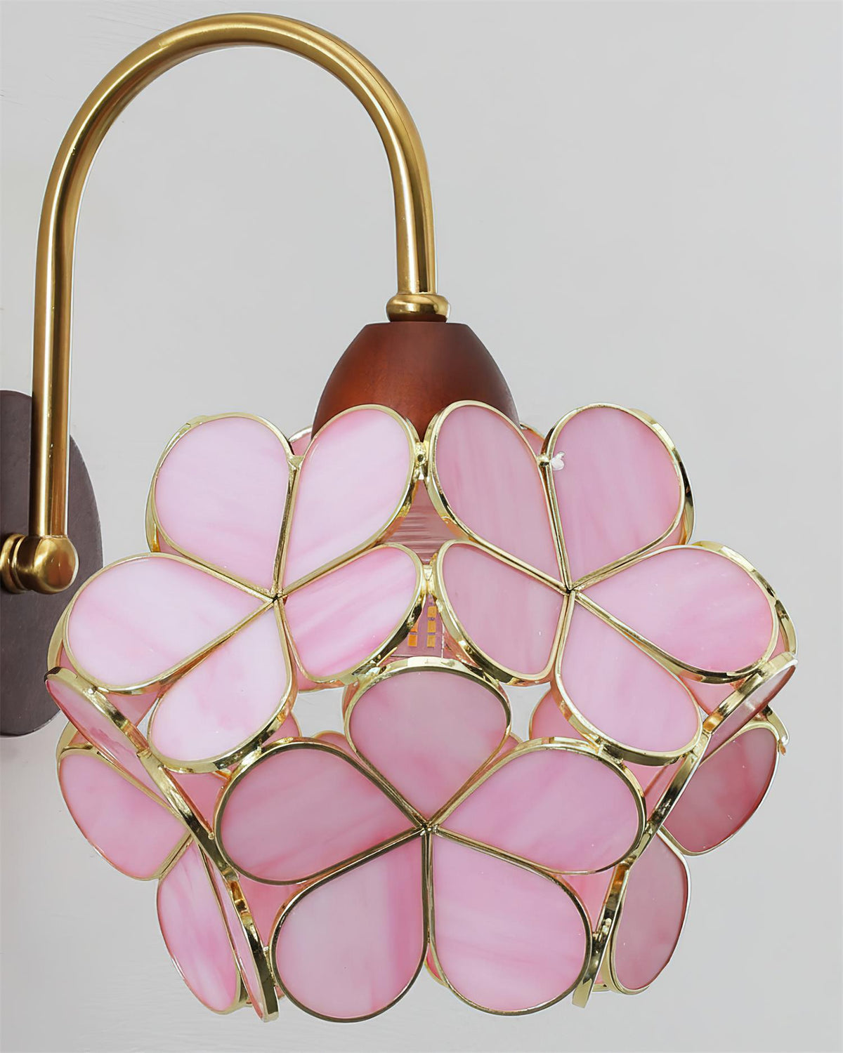 Petals-Wood Wall Lamp