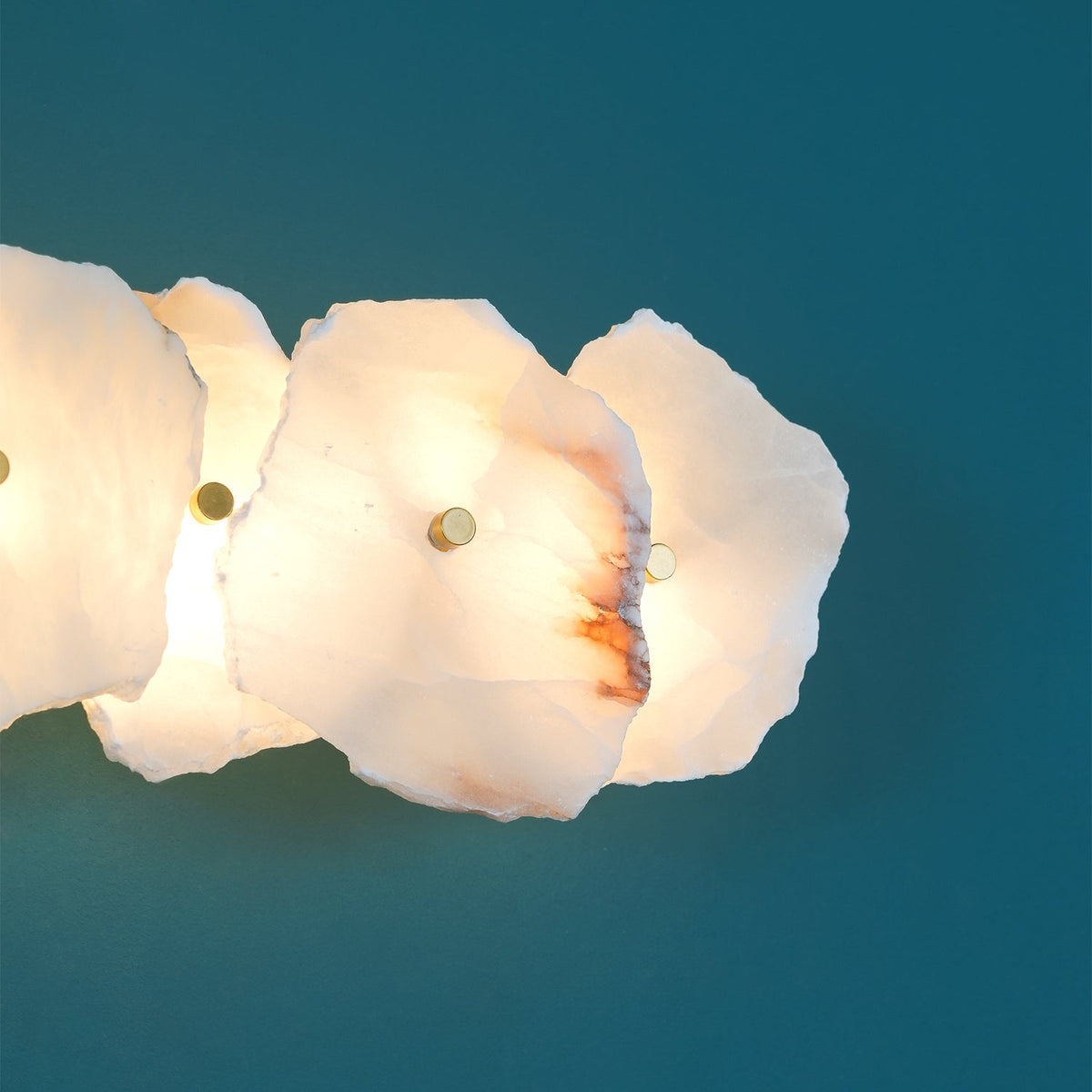 Alaeila Floral Cluster Alabaster Wall Light