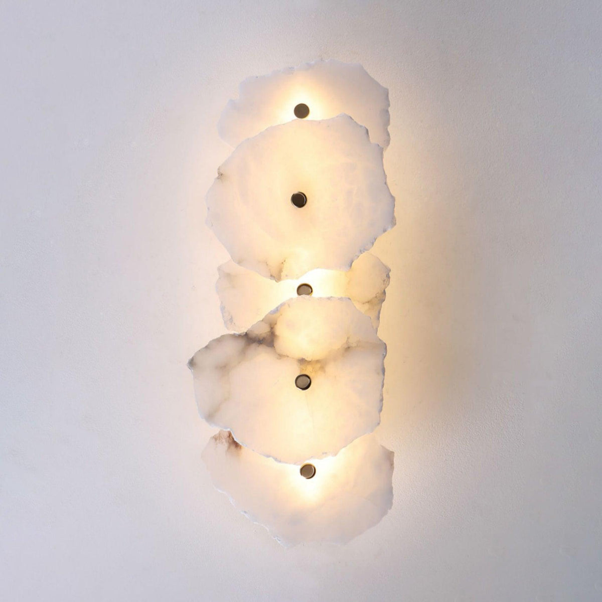 Alaeila Floral Cluster Alabaster Wall Light