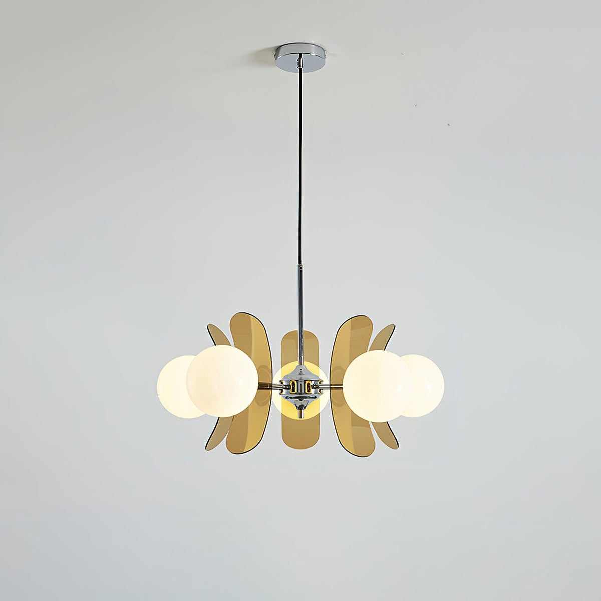 Silisur Chandelier Brown &Orange