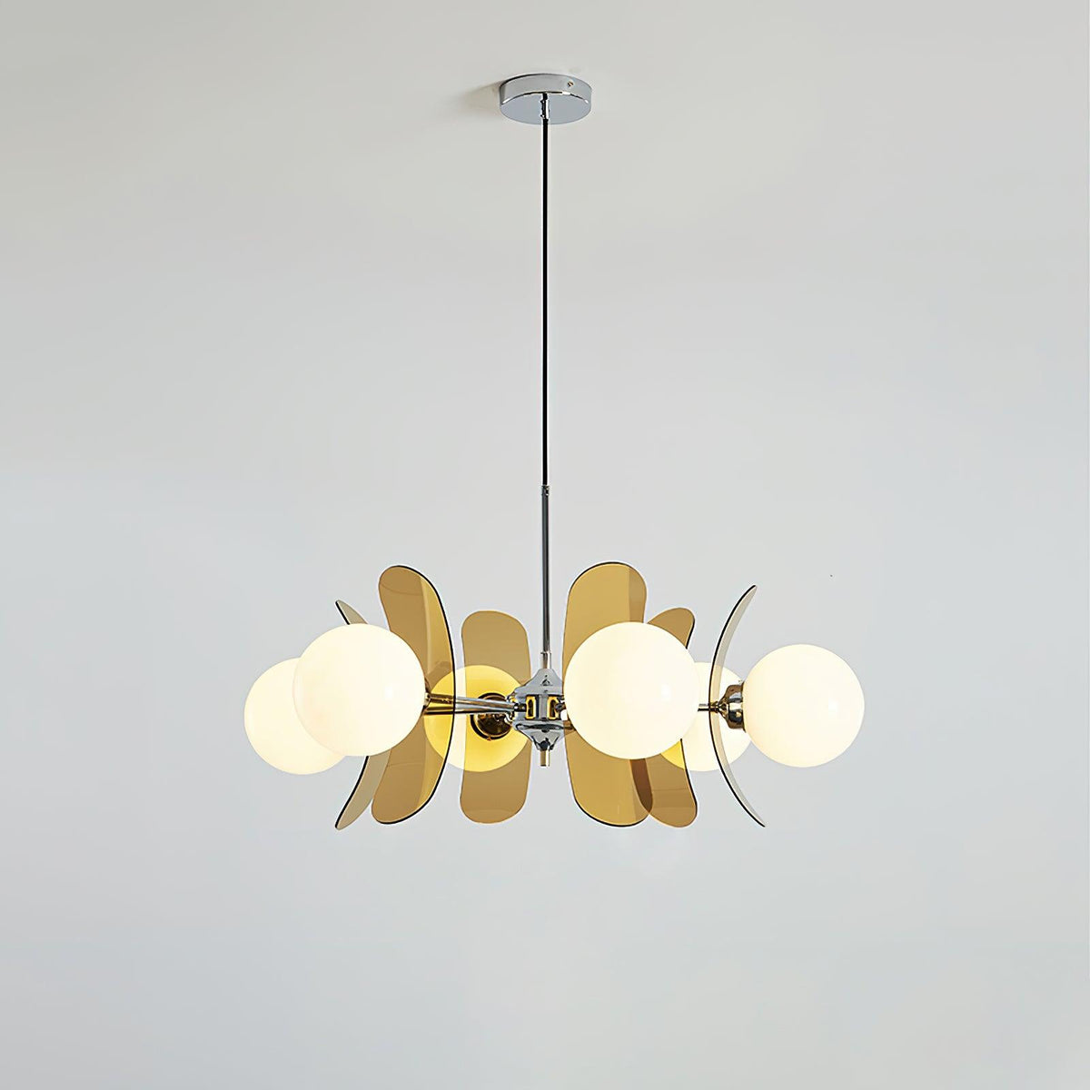 Silisur Chandelier Brown &Orange