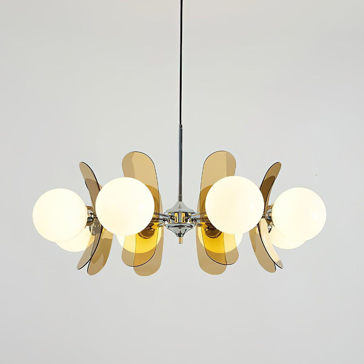 Silisur Chandelier Brown &Orange