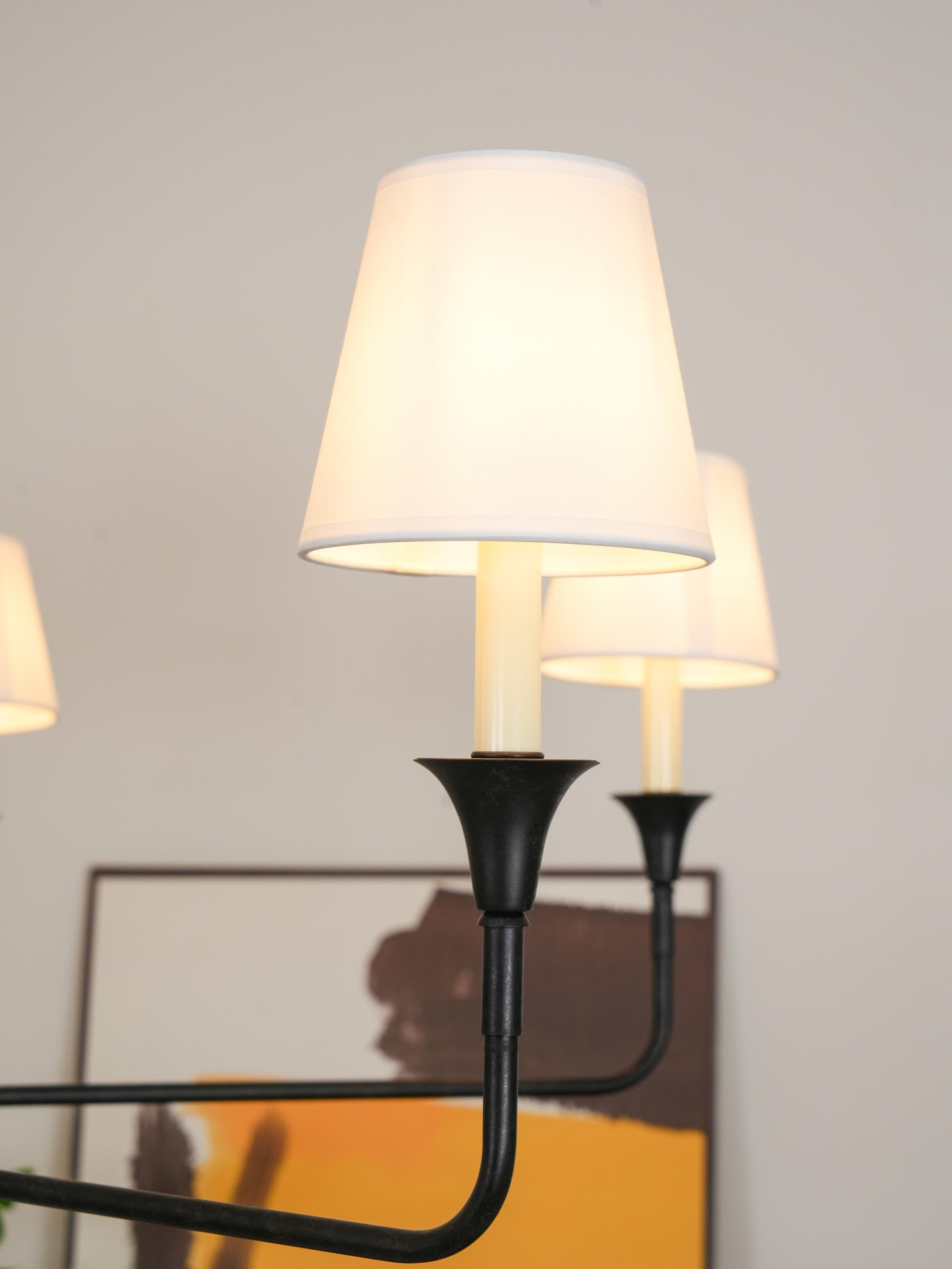 Arthaila Vintage Industrial Grande Fabric Chandelier
