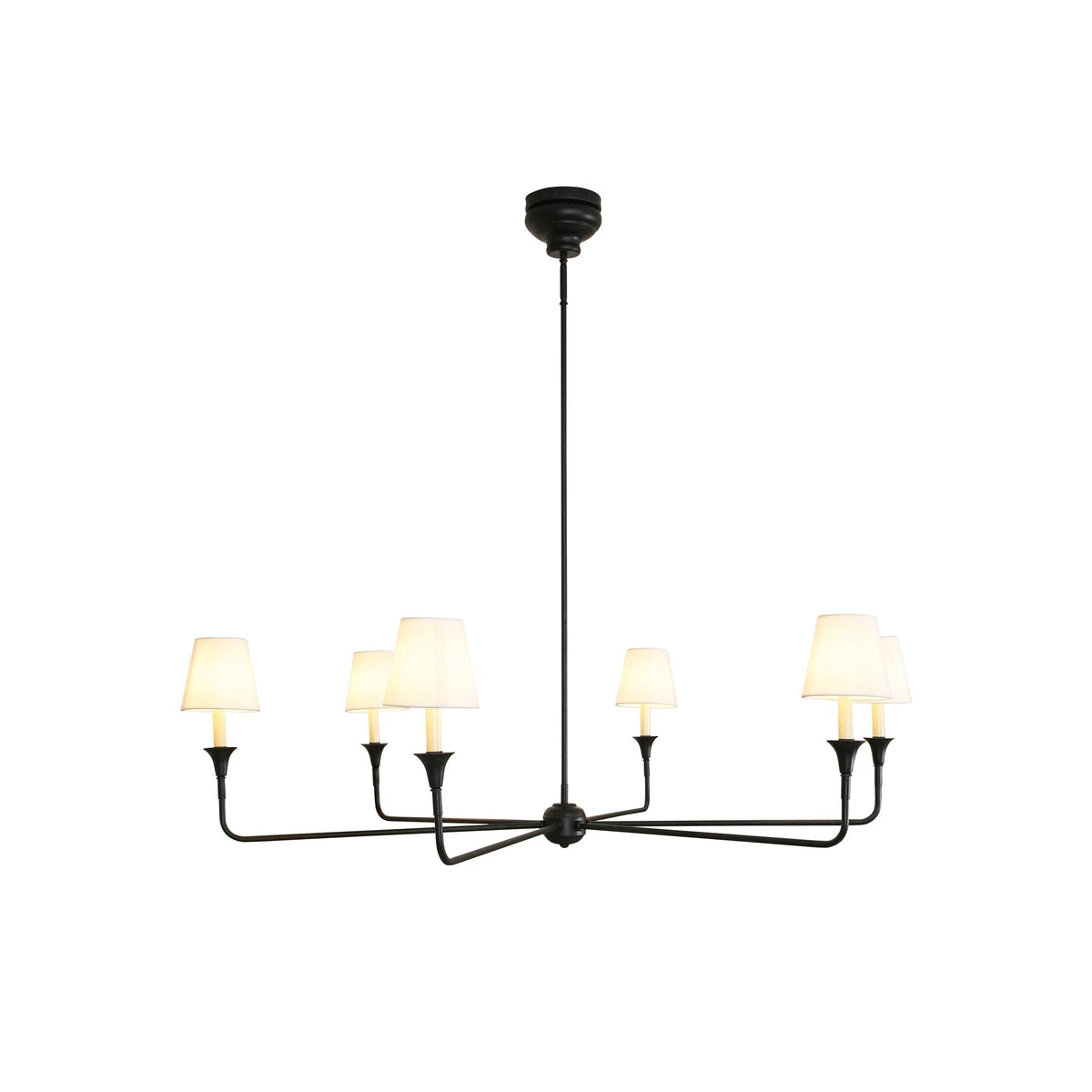 Lioroelia Pendant Lamp Black Candle Tapered