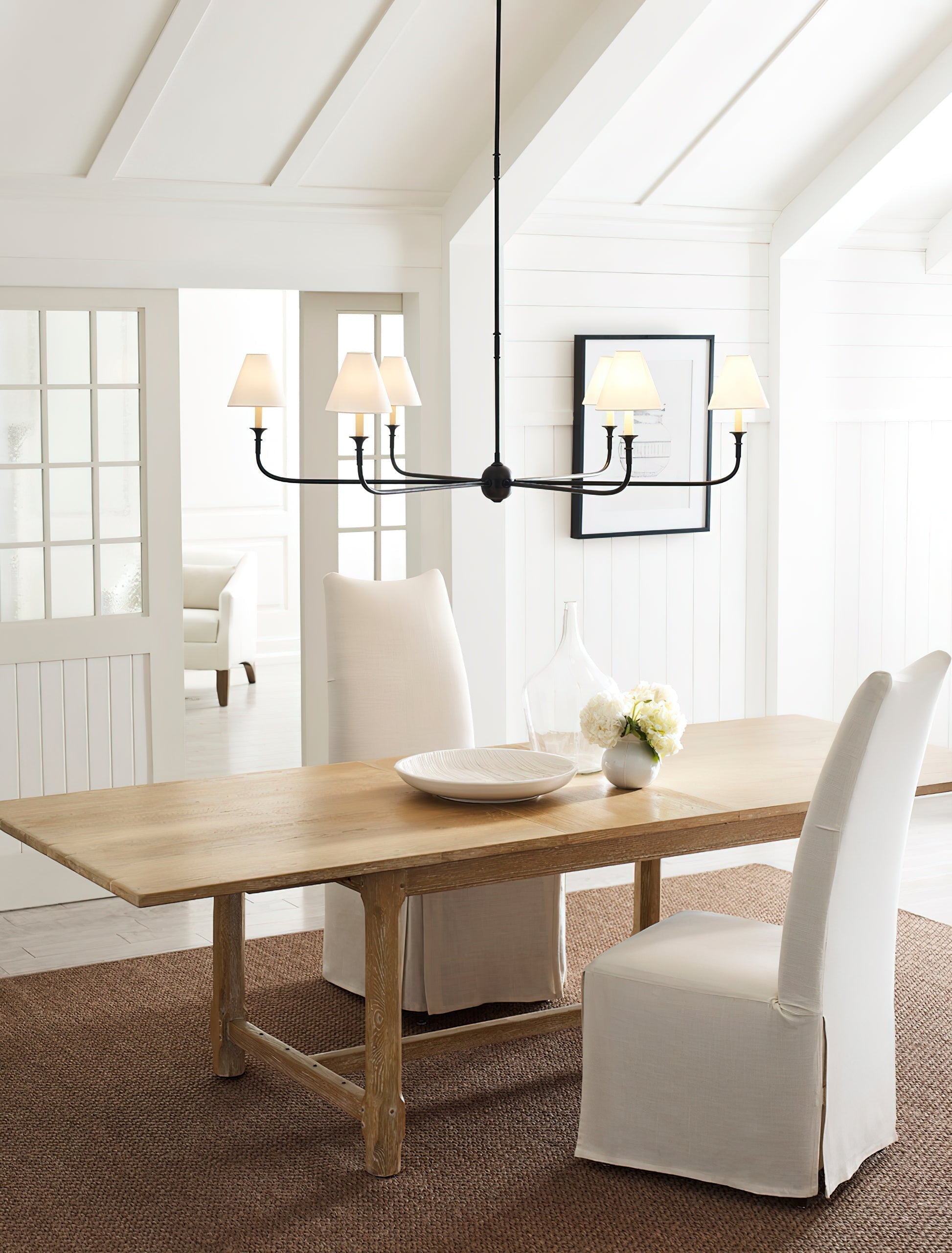 Arthaila Vintage Industrial Grande Fabric Chandelier