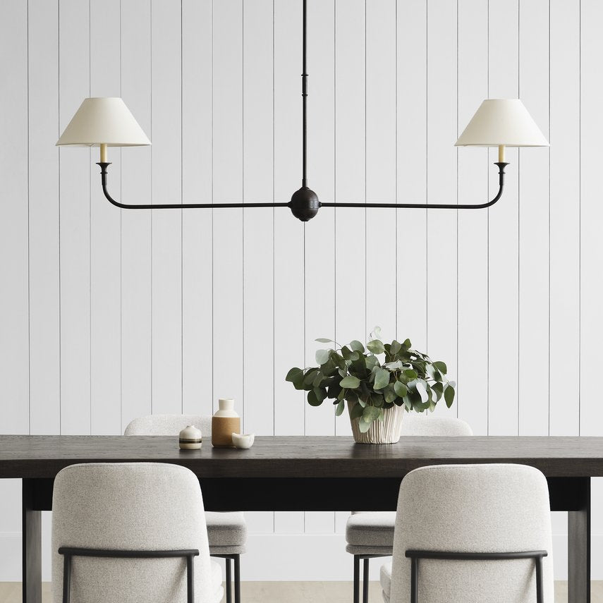 Lioroelia Pendant Lamp Black Candle Tapered