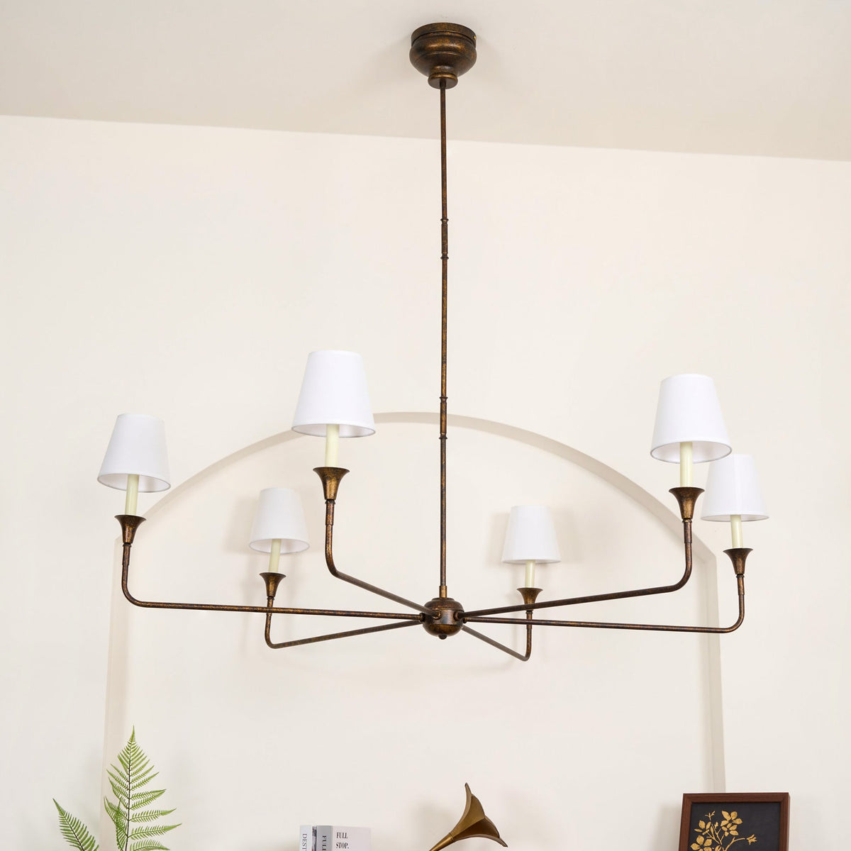 Lioroelia Pendant Lamp Black Candle Tapered