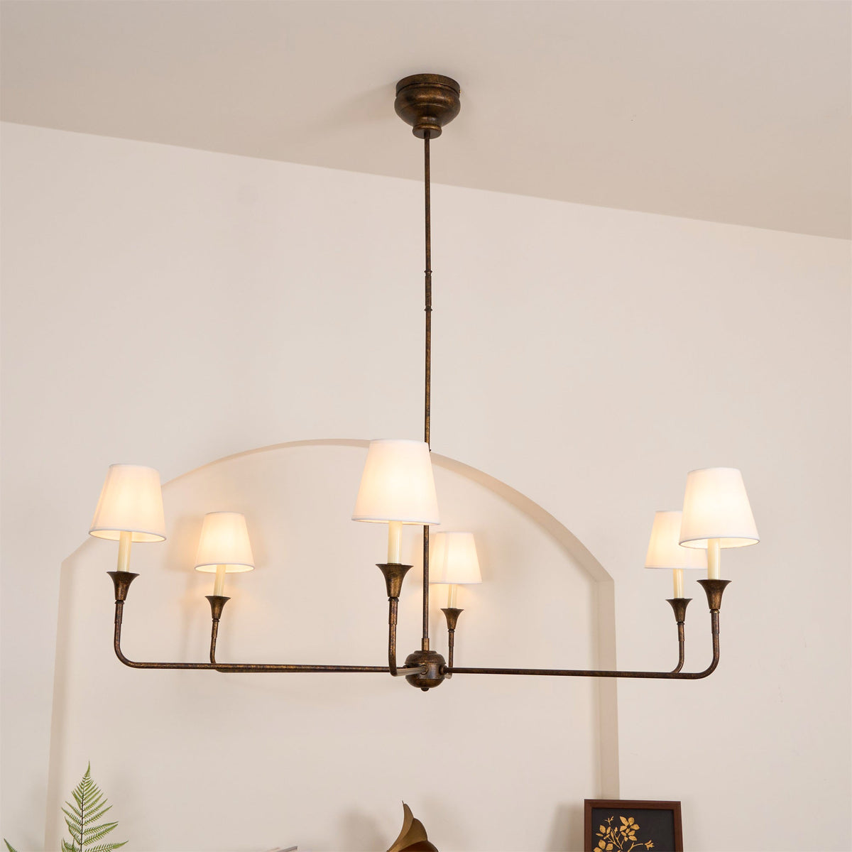 Lioroelia Pendant Lamp Black Candle Tapered