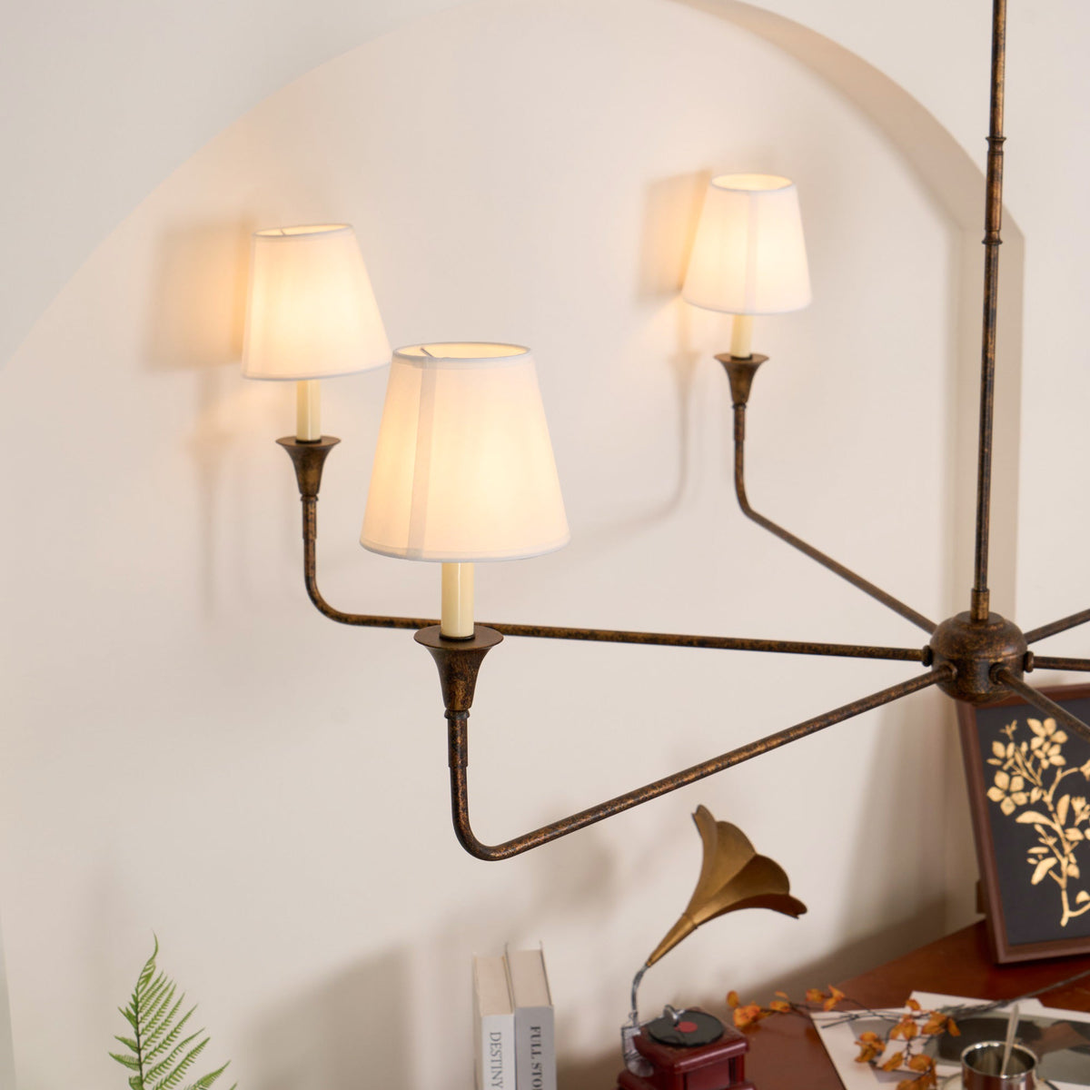 Lioroelia Pendant Lamp Black Candle Tapered