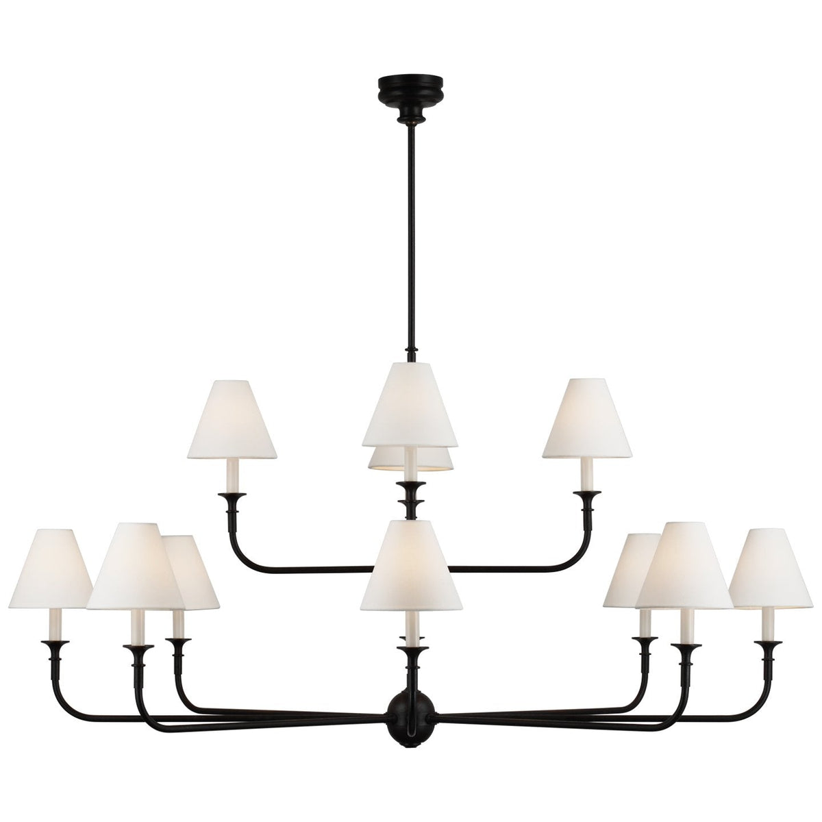 Lioroelia Pendant Lamp Black Candle Tapered
