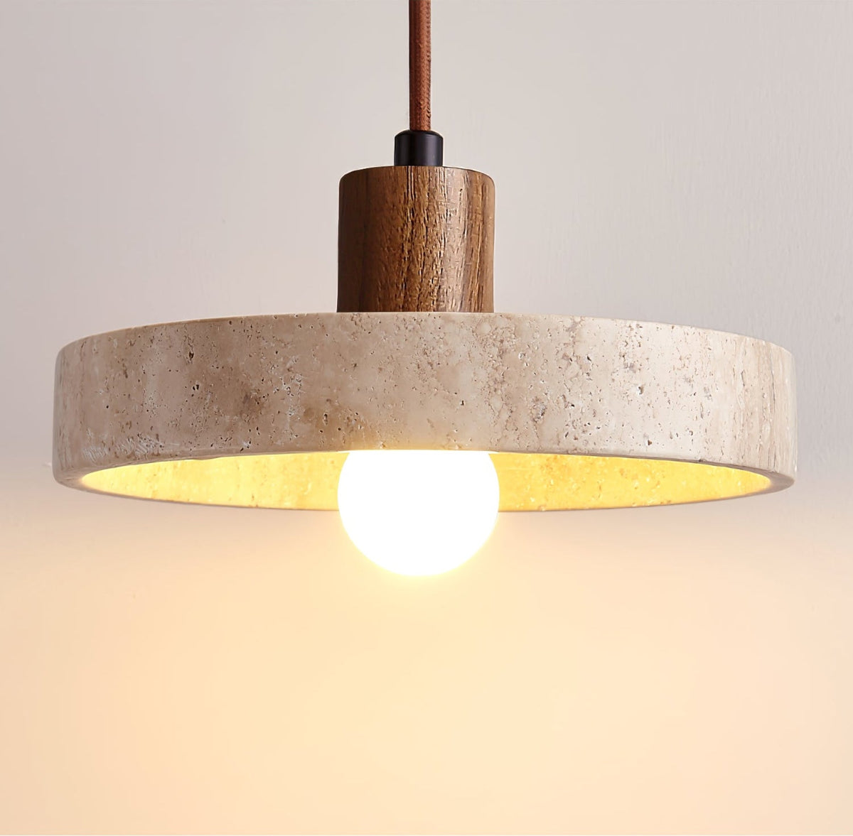 Evvynor Travertine Pendant Light